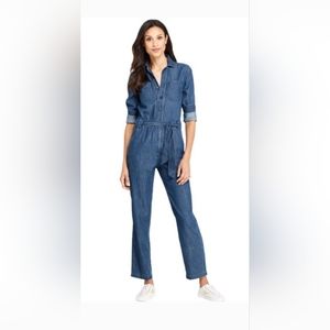 Lands' End Denim Jumpsuit